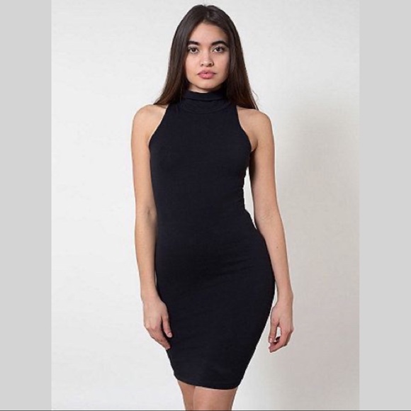 mock neck bodycon dress